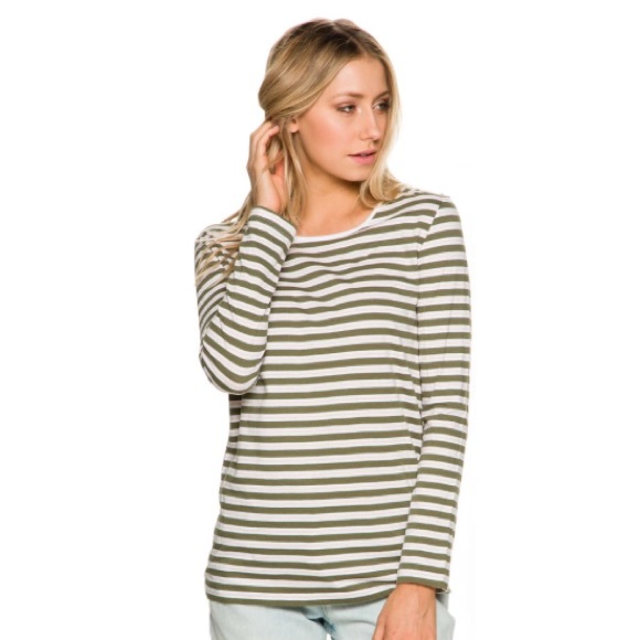 NWOT Rhythm Strokes Long Sleeve Top - Picture 2 of 6